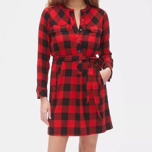 Buffalo plaid dress